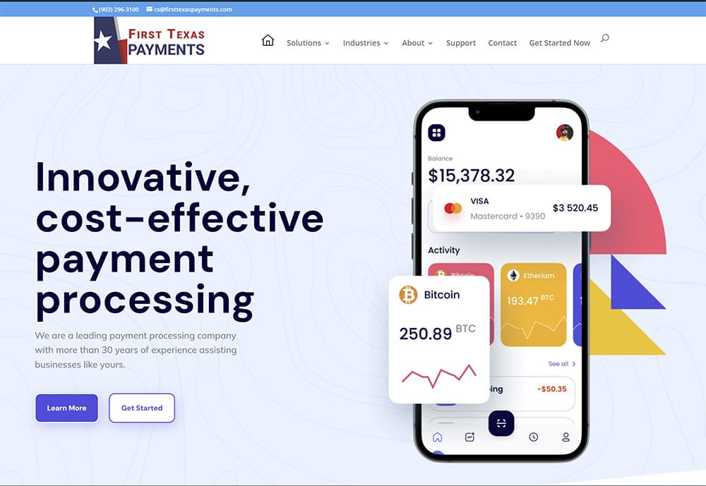 First Texas Payments Screenshot